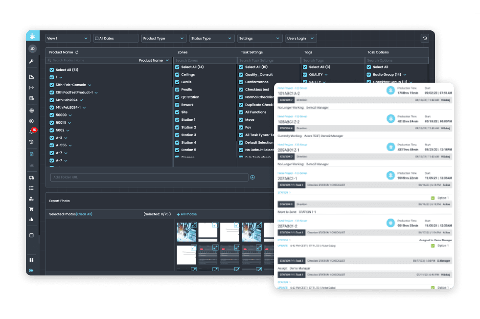 Production & Quality Tracking